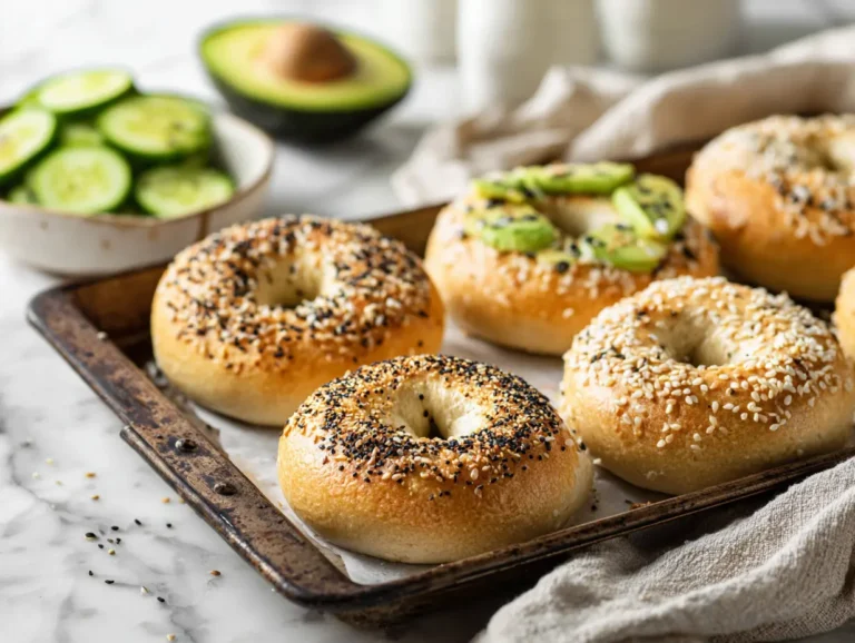 Cottage cheese bagels