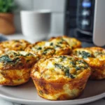 Air fryer cottage cheese egg bites fresh and fluffy