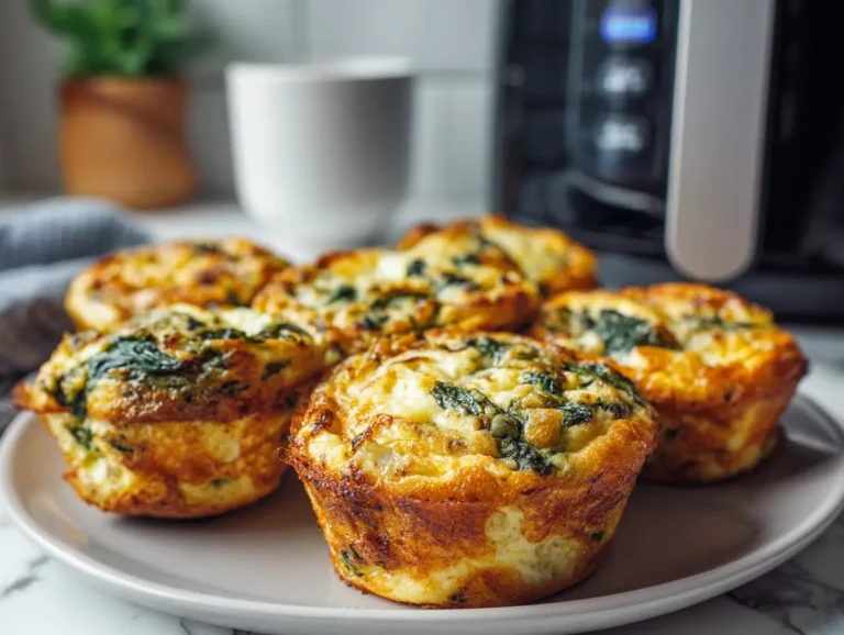 Air fryer cottage cheese egg bites fresh and fluffy
