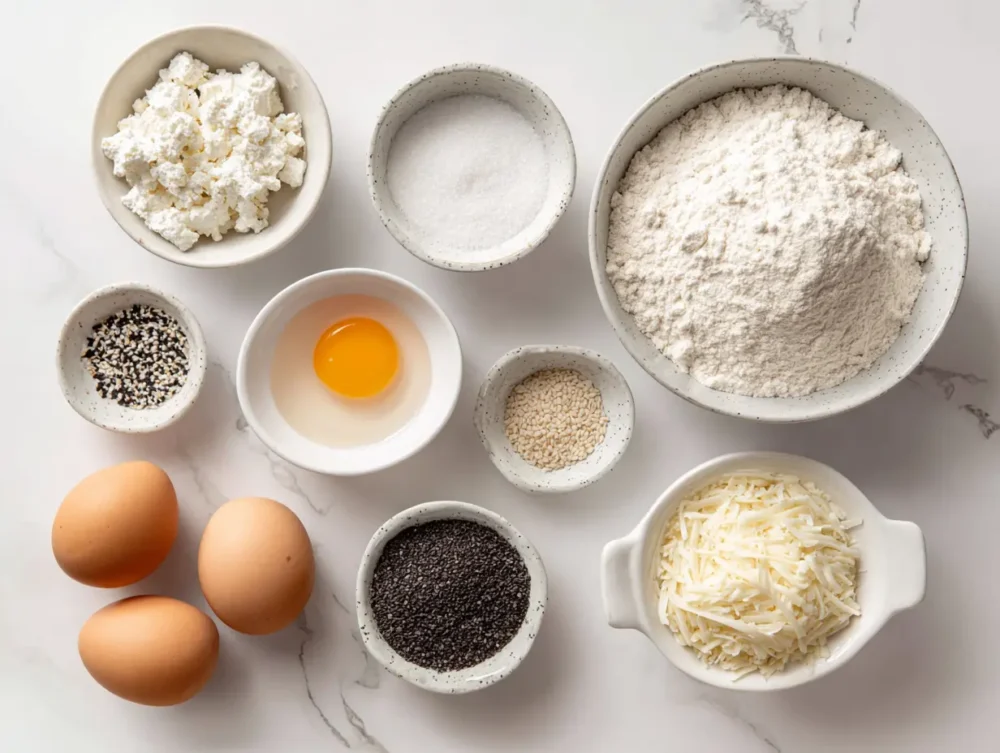 ingredients of Cottage cheese bagels