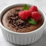Cottage Cheese Chocolate Mousse with Chia Seeds