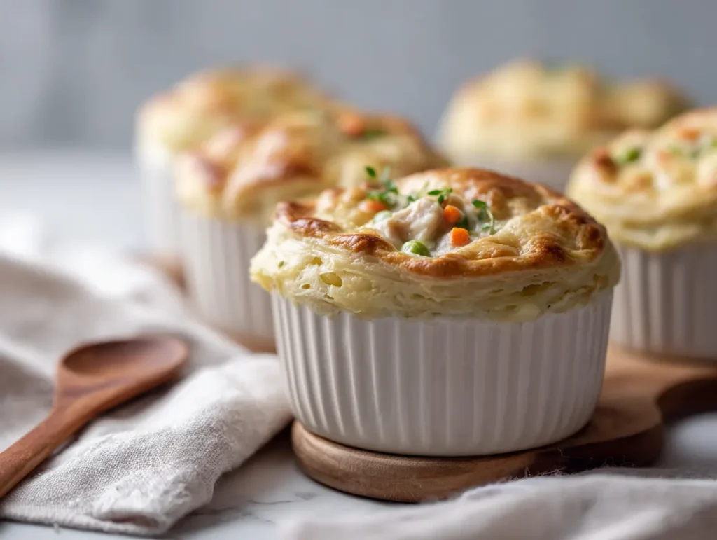 Mini Chicken Pot Pies with Potatoes