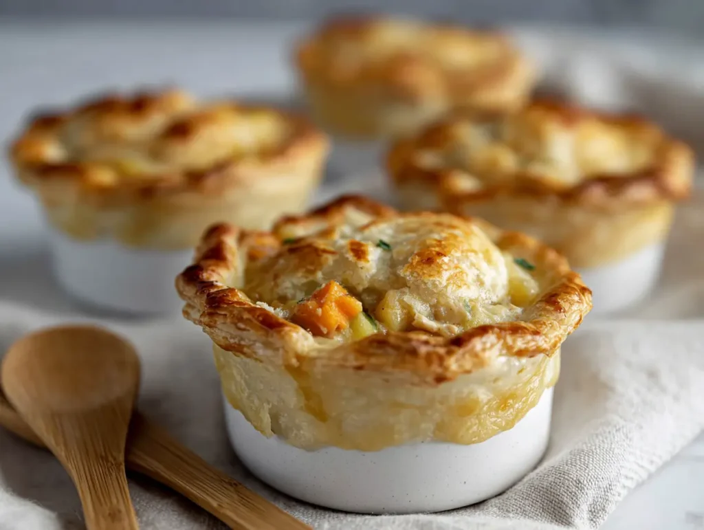 Mini Chicken Pot Pies with Potatoes Recipe