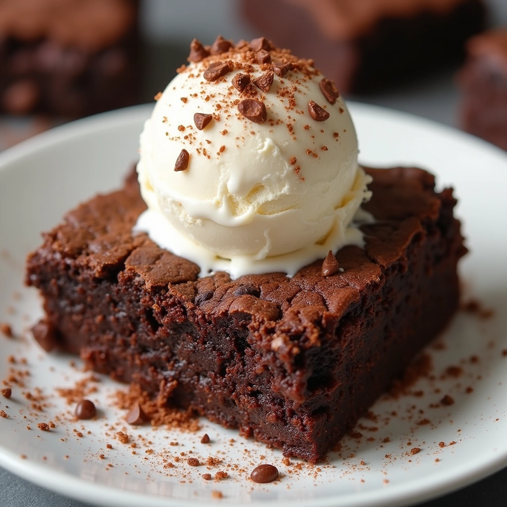 Best vanilla and chocolate brownie