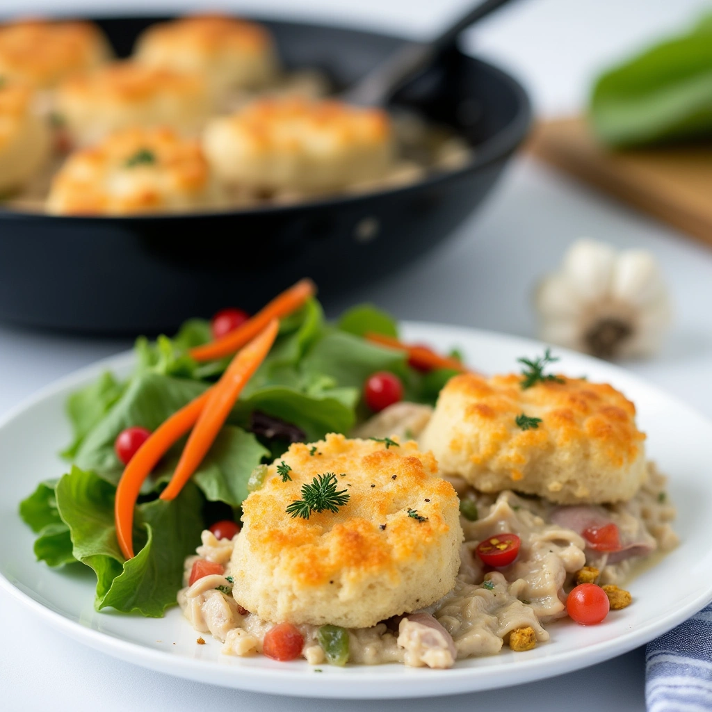 Cheddar Bay Biscuit Chicken Pot Pie