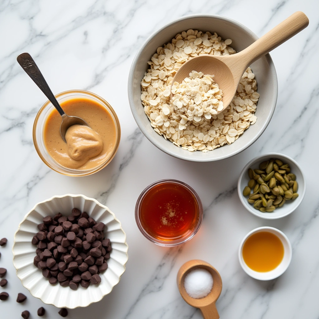 ingredients of Crunchy Granola Bars Recipe