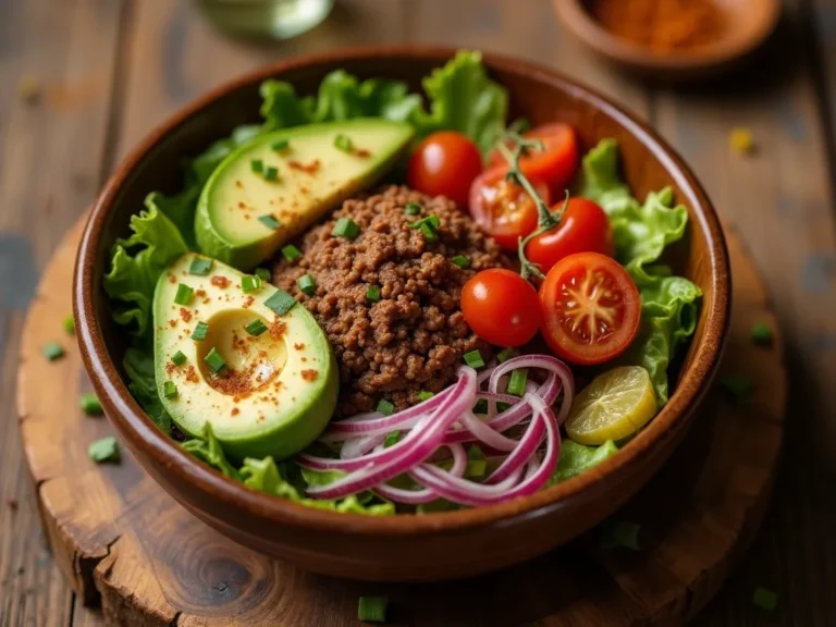 finished burger bowl recipe healthy version