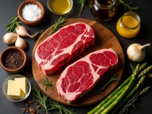 Delmonico steak recipe ingredients ribeye garlic butter