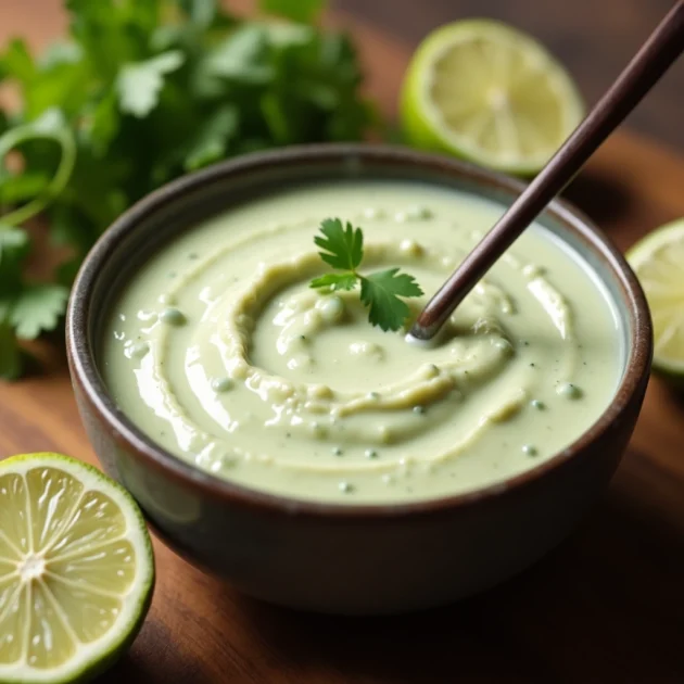 cilantro lime sauce for shrimp tacos