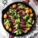 Steak Potato Broccoli
