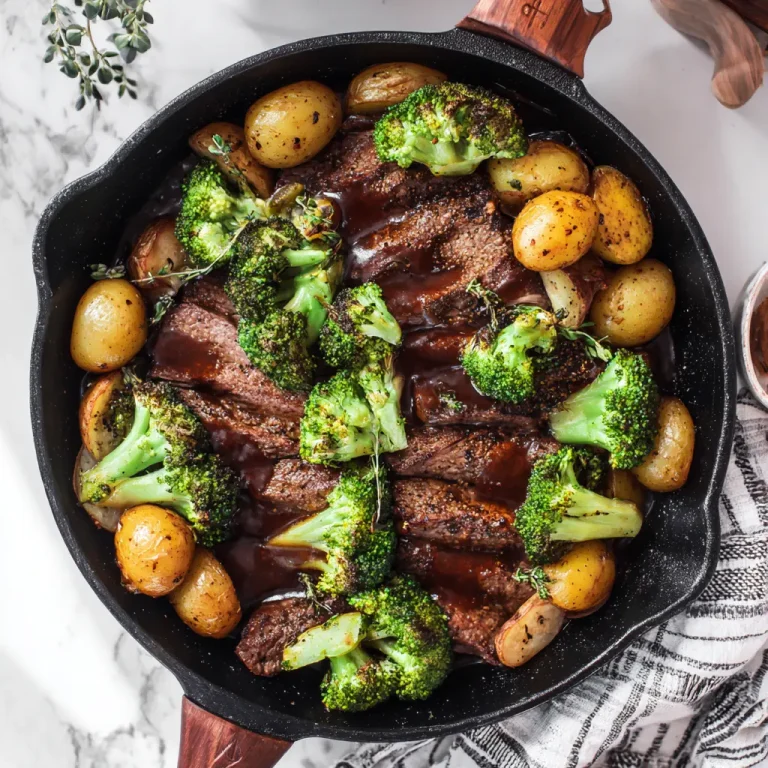 Steak Potato Broccoli