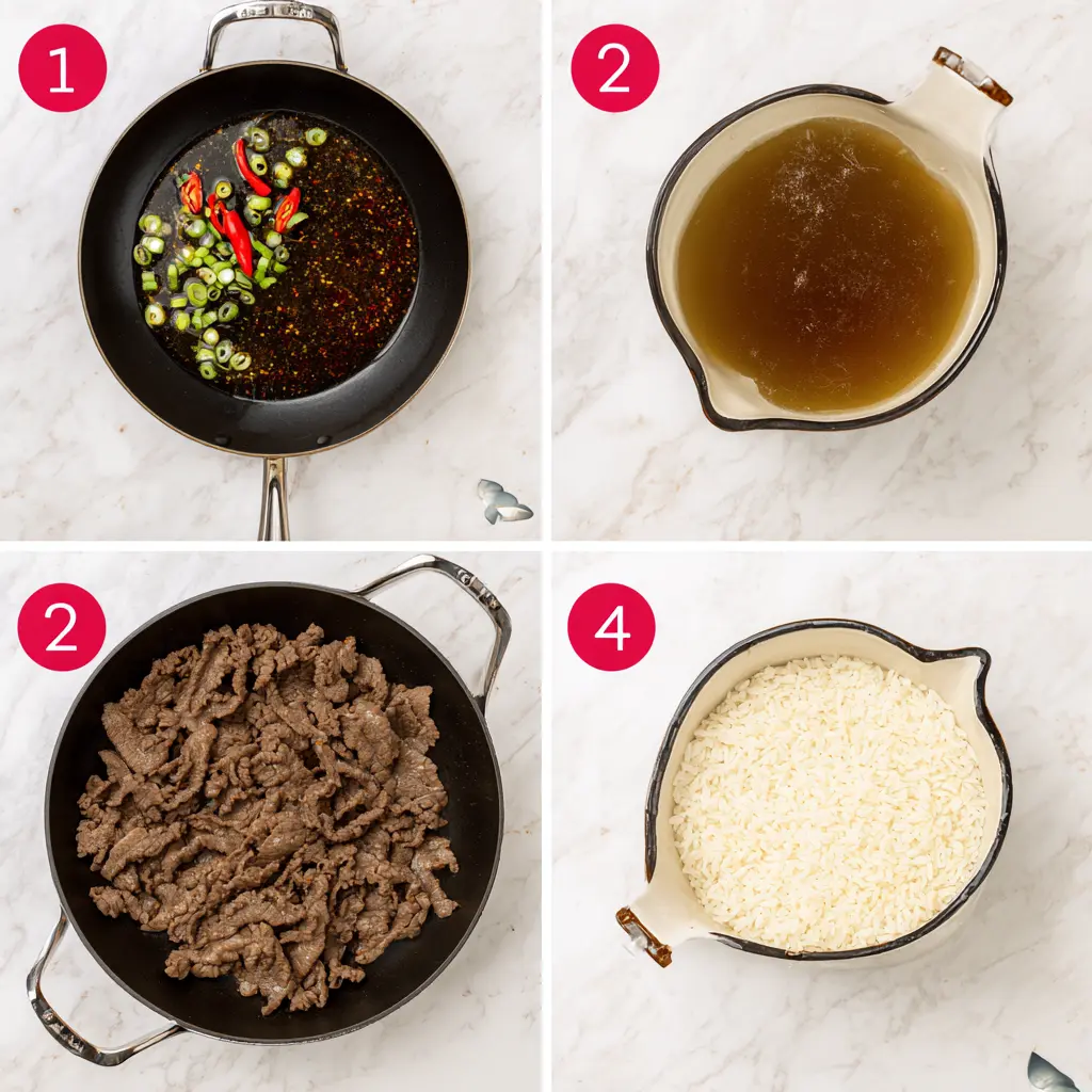 Takeout Crispy Beef Rice Bowl