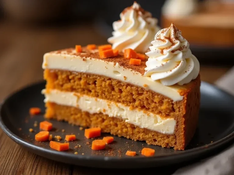 carrot cake cheesecake with cream cheese frosting
