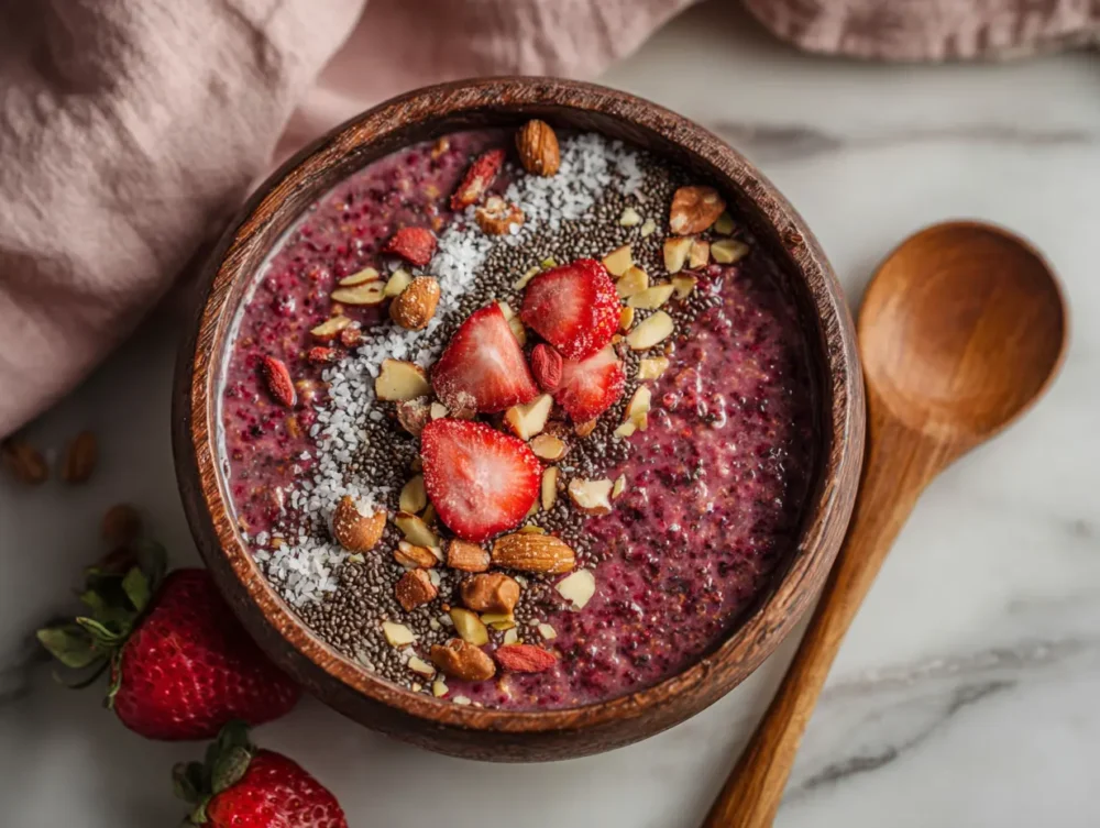 Red Berry Barley Breakfast Porridge