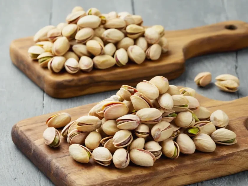 roasted pistachios for making butter
