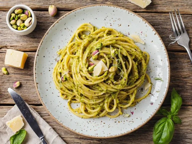 A fun twist on classic pesto with more creaminess and a bold flavor.