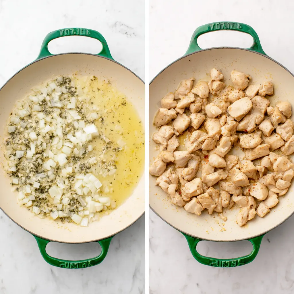 One-Pot Creamy Chicken Garlic Parmesan Pasta