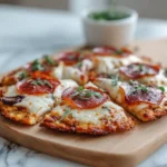 perfect cottage cheese pizza