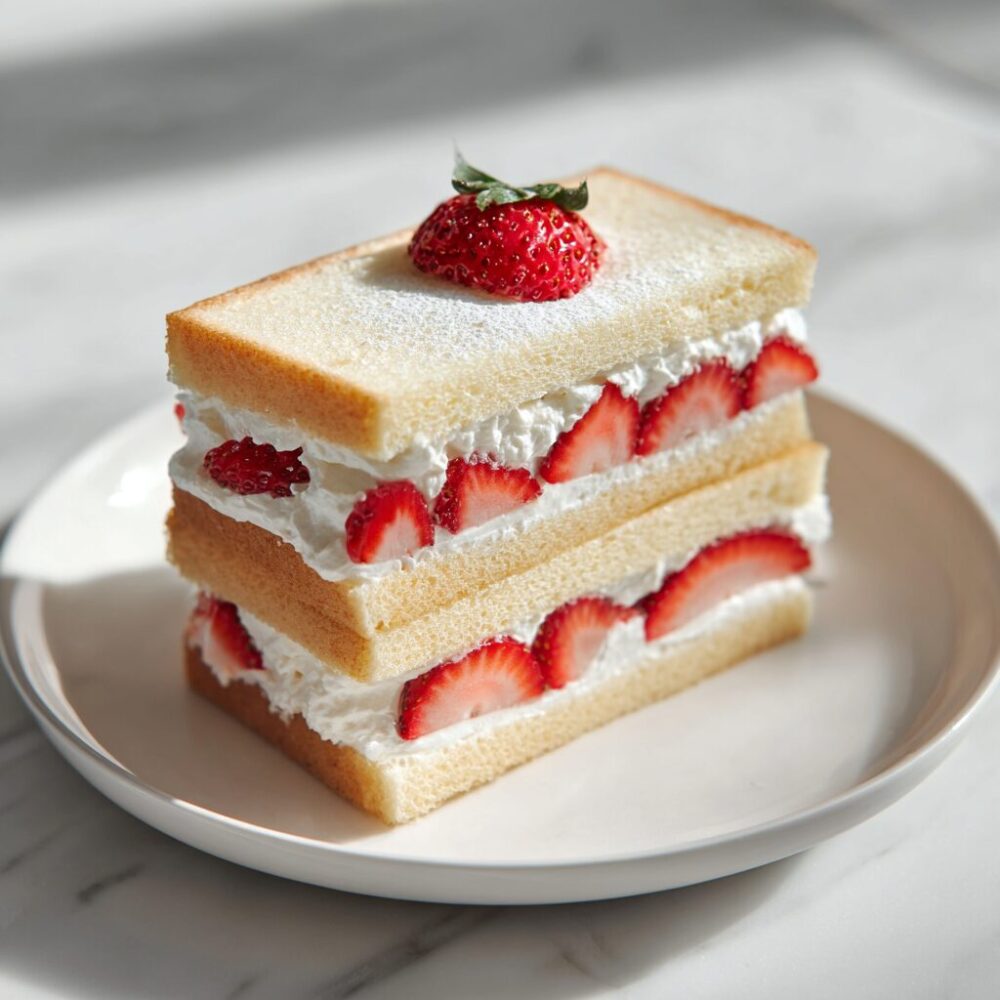 Japanese Strawberry Cream Sando