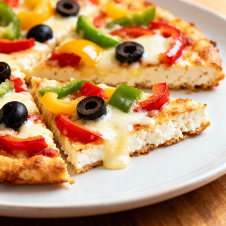 Cottage Cheese Pizza Crust recipe (High-Protein, Low-Carb)