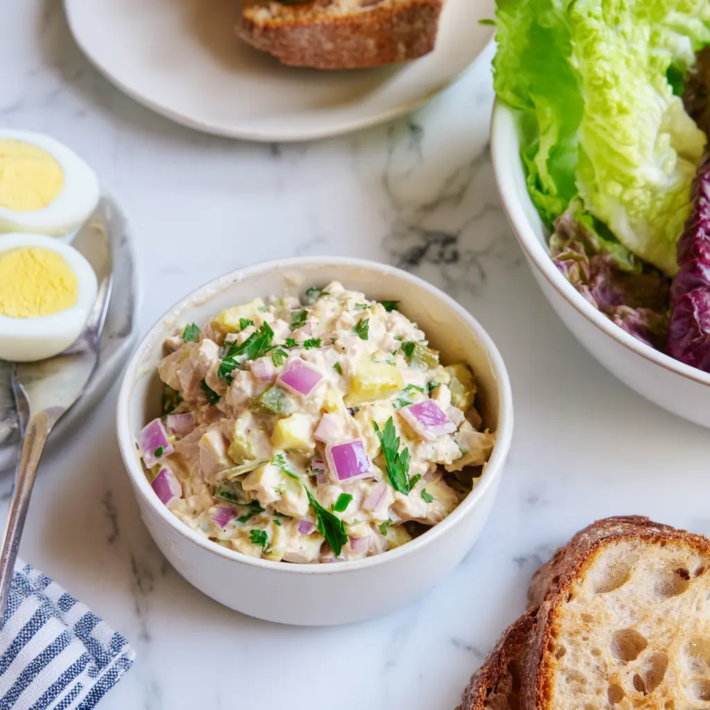 quick tuna egg salad recipe