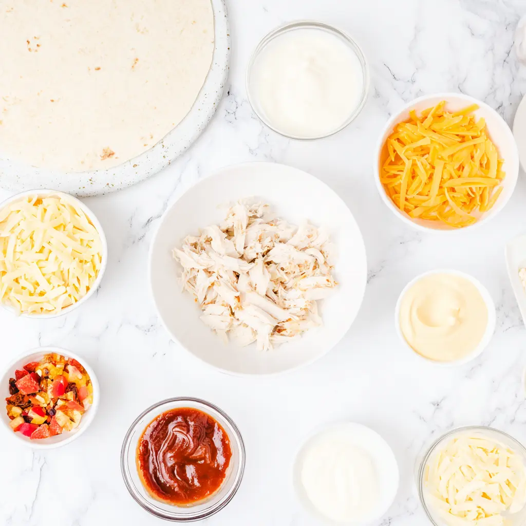 cheesy chicken wrap ingredients simple and easy